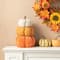 Glitzhome® 13" Fall Stacked Fabric Pumpkin